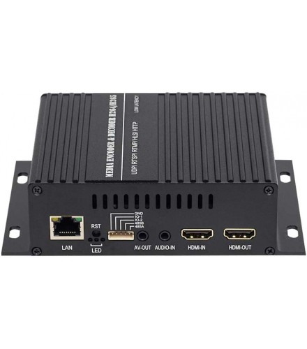H.264/H.265 HEVC IP Transcoder, Live Streaming Encoder SupportsHTTP, RTSP, RTMP, UDP, RTP, HLS and SDK Transcoder Video Over IP Encoder, IP Decoder, PiP Live Streaming, Two Way Communication